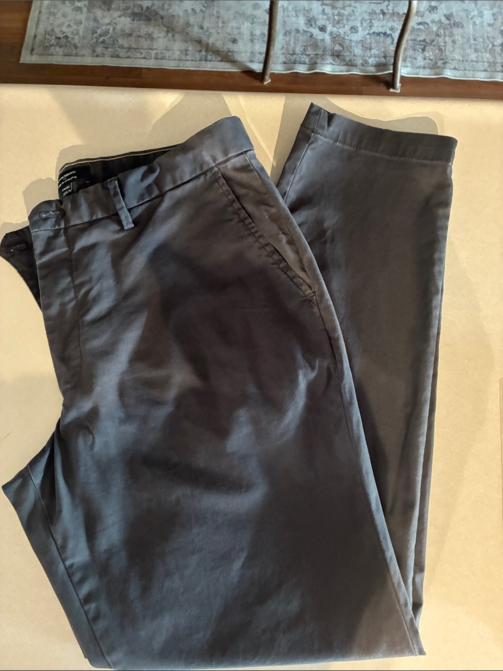 Banana Republic Men's Charcoal Gray Chinos